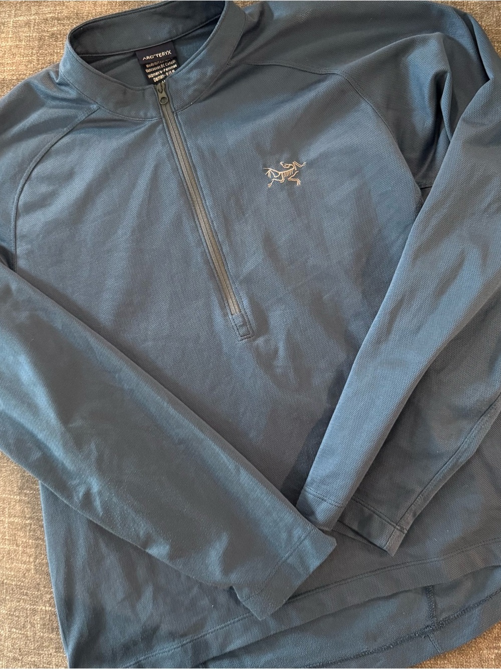Arc'teryx Rho AR zip neck base layer